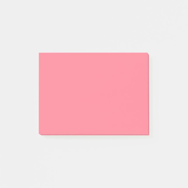 Enkel pastellRosa Post-it Block (Framsida)