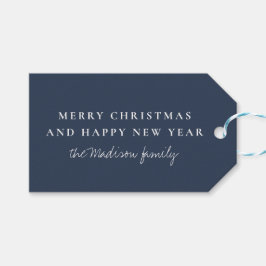 Enkel peacoat presentetikett