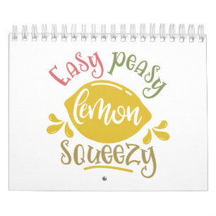 Enkel Peasy Lemon Squeezy Lemon Inspierat Kalender
