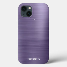 Enkel pensel Metall Midnight