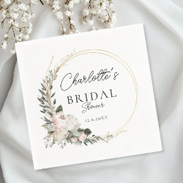 Enkel, peony, eukalyptus, Möhippa Pappersservett