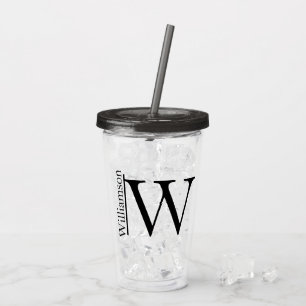 Enkel Personlig för Monogram-Anpassningsbar Take Away Mugg
