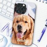 Enkel Personlig Foto Namn<br><div class="desc">Nu kan du ta med dig din bästa vän vart du än går med den här anpassningsbarna fotot iphone case. Det här fotot med personlig namn-design är trendig, elegant, coola och söt. Anpassa med ditt favoritfoto och ditt namn för att anpassa det. Perfekt för hund av husdjur, foto eller barnfoto....</div>