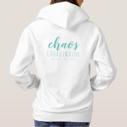 Enkel Personlig Hoodie för Mamma | Light Teal T Shirt