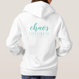 Enkel Personlig Hoodie för Mamma | Light Teal T Shirt