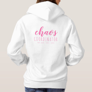 Enkel Personlig Hoodie för Mamma   Nyare Rosa T Shirt