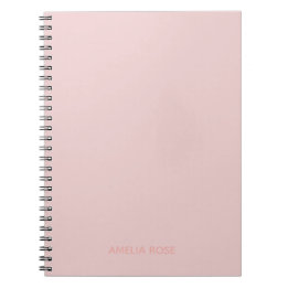 Enkel Personlig Kvarts Rosa på Rosa Anteckningsbok