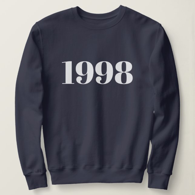 Enkel personlig, modernt, minimalt år t shirt (Design framsida)