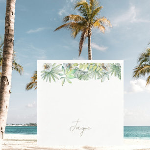 Enkel Personlig Tropical Bröllop Cocktail Pappersservett