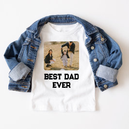 Enkel Photo Best pappa-gåva någonsin fars dag T Shirt