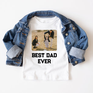 Enkel Photo Best pappa-gåva någonsin fars dag T Shirt