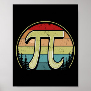 Enkel pi-symbol, nationell pi-dag Manar Kvinnor Ma Poster
