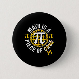 Enkel Pi-symbol, nationell Pi Day Gift Knapp