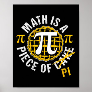 Enkel Pi-symbol, nationell Pi Day Gift Poster