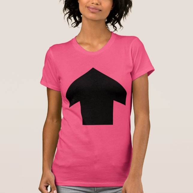 Enkel pil 01 t-shirt (Framsida)