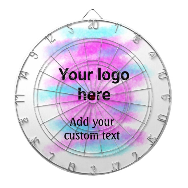 Enkel pil-vattenfärg lägger till logotypens anpass darttavla (Framsidan)