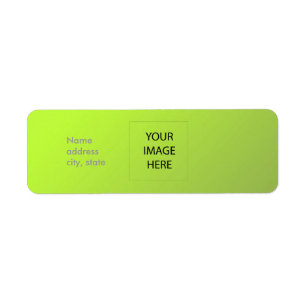 Enkel PixDezines-mall för enkel begränsning Returadress Etikett