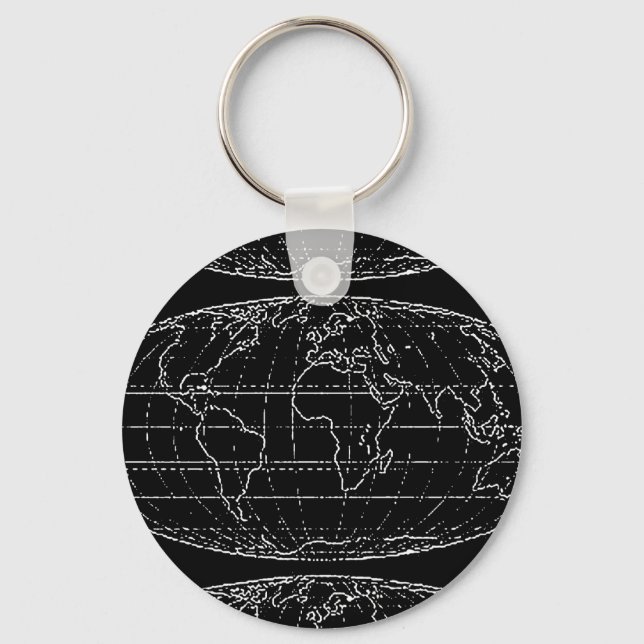 enkel planisphere/kartor nyckelring (Framsida)