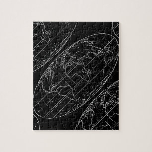 enkel planisphere/kartor pussel