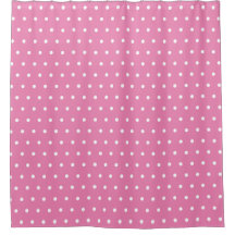Enkel Polka dots Chic Cute Rosa and White