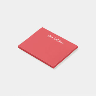 Enkel poppy Solid Red Post-it Block