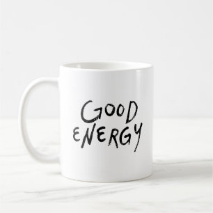 Enkel Positivitet Minimalistisk Bra Energi Djärv Kaffemugg