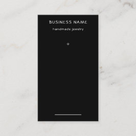 Enkel Pris Märkre för svart avläsning Visitkort