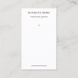 Enkel Pris Märkre för svartvitt Visitkort