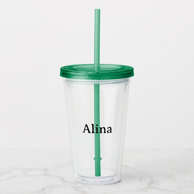 Enkel professionell affär 16oz klar  take away mugg (Framsida)