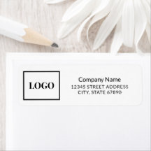 Enkel Professionell Company Logotyp Adress