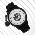 Enkel Professionell för din Logotyp Armbandsur<br><div class="desc">Skapa din egen Business Logotyp Simple Professionell Watch! Lägg till företagets logotyp,  foto eller valfri bild. En ren och modern design i svart och vitt färg,  helt anpassade,  för ett tydligt utseende och snyggt.</div>