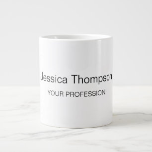 Enkel Professionell för modern Elegant Jumbo Mugg