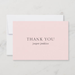 Enkel Professionell för Rosa - minimalt modernt Tack Kort