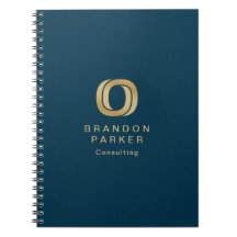 Enkel Professionell Guld Business Logotyp Navy Blu