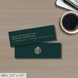 Enkel Professionell Mini Visitkort