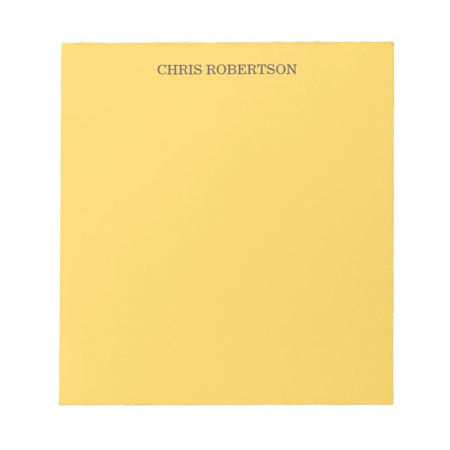 Enkel professionell Modern Elegant Anteckningsblock (Framsida)