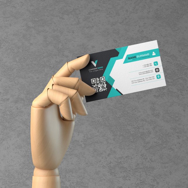 Enkel professionell Modern Elegant Visitkort (Skapare uppladdad)