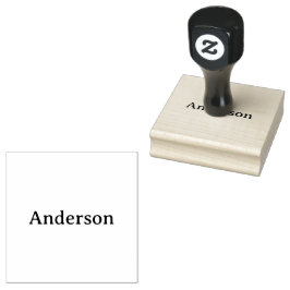 Enkel professionell näringsverksamhet 2,5" x 2,5" stämpel