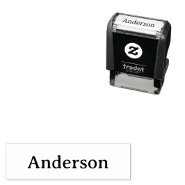 Enkel professionell verksamhet 1,4" x 0,4" självfärgande stämpel