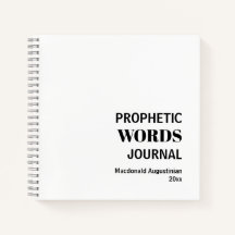 Enkel profetisk Ord Journal