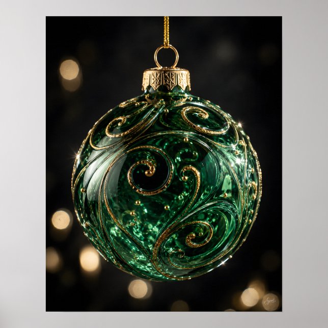 Enkel Prydnadsstudio Glamour Makro Poster (Framsidan)