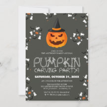 Enkel Pumpkin Carving Party Halloween-talesman