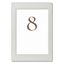 Enkel ram bordsnummer