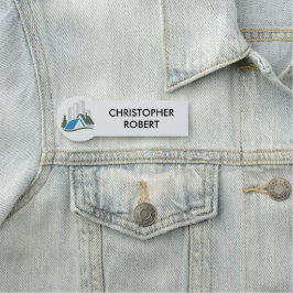 Enkel Real Gods Namnbricka