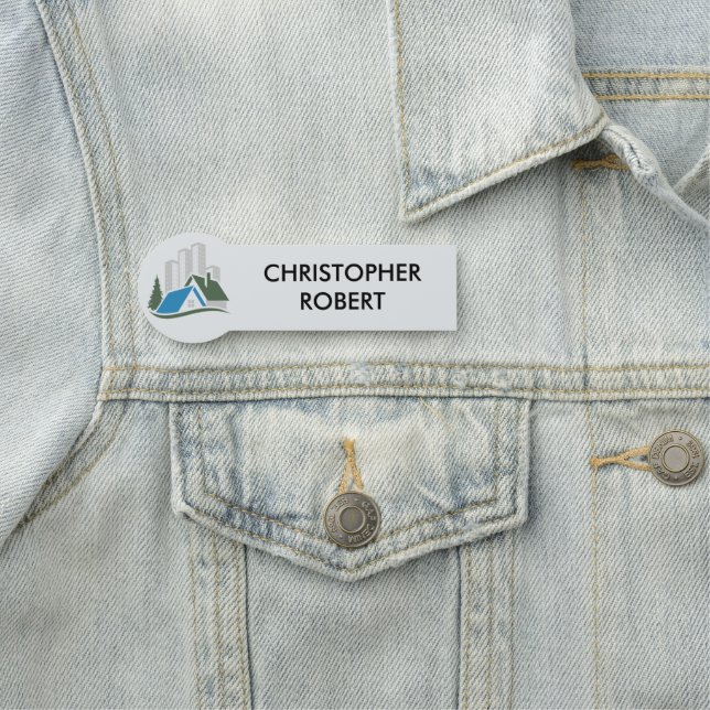 Enkel Real Gods Namnbricka (På plats)