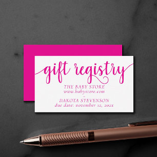 Enkel registrering av Shock rosa Gift   Magenta av Tilläggskort