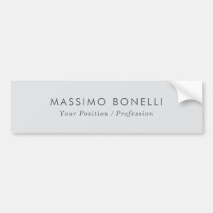 Enkel Ren Minimalistisk Elegant Modern Grå Bildekal