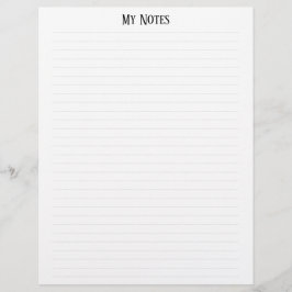 Enkel, ren, minimalistisk Linjer med prickor perso Brevhuvud