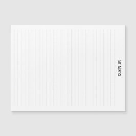 Enkel, ren, minimalistisk Linjer med prickor perso Magnetisk Inbjudningskort