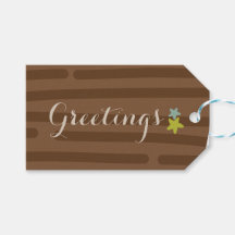 Enkel Ren Mörk Brun Randig Minimalistisk